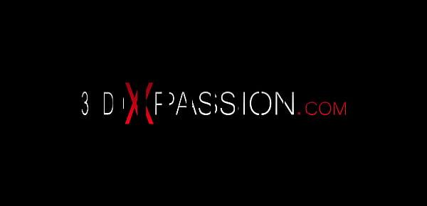  3dxpassion.com. Fire demon fucks young blonde in sinister castle.